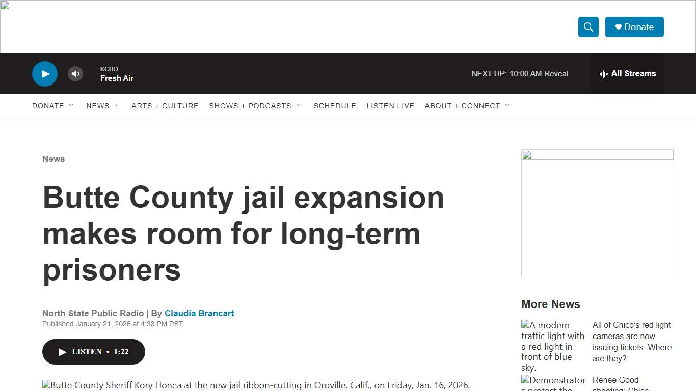 Butte County jail expansion makes room for long-term prisoners NSPR